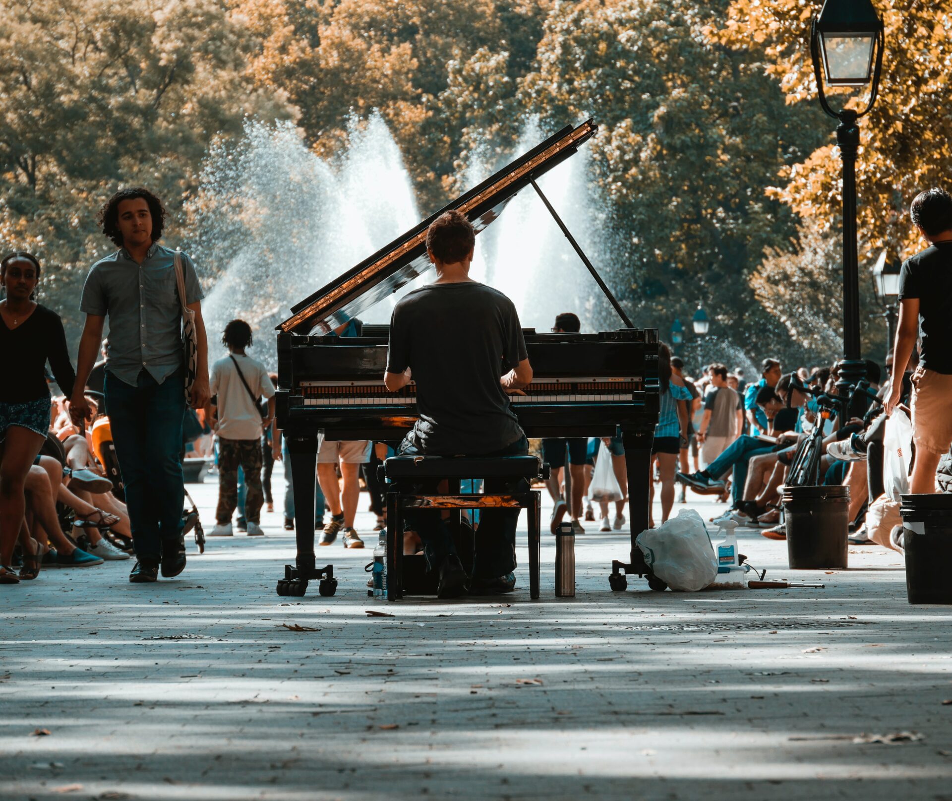 musician-making-money-busking-on-the-streets