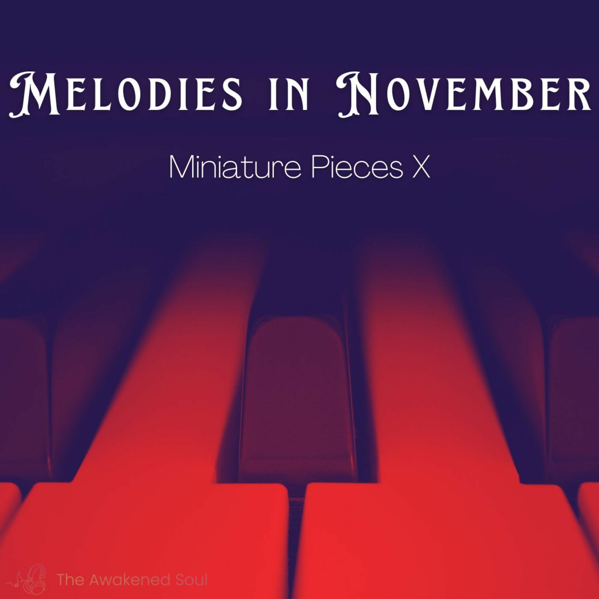 A Red Album Cover "Melodies in November" - Miniature Piece Project